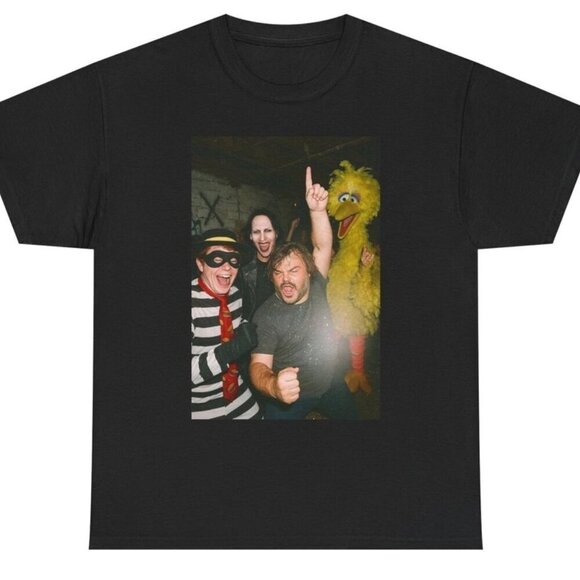 Michelle
L Other - Marilyn Manson Graphic Band Funny Character Parent Outfit Streetwear T-Shirt 152